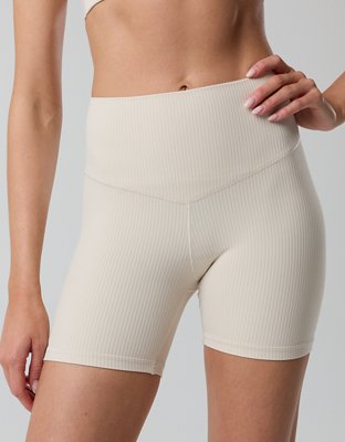 OFFLINE By Aerie Real Me XTRA Ribbed High Waisted 5" Bike Short