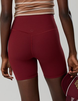 OFFLINE By Aerie Real Me XTRA Ribbed High Waisted 5" Bike Short