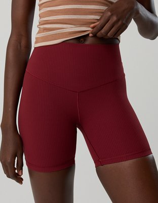 OFFLINE By Aerie Real Me XTRA Ribbed High Waisted 5" Bike Short from American Eagle - $27.96