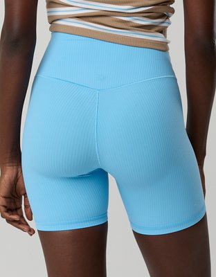 OFFLINE By Aerie Real Me XTRA Ribbed High Waisted 5" Bike Short