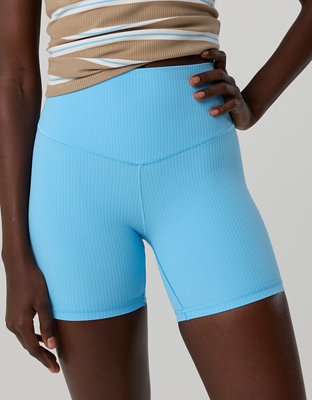 OFFLINE By Aerie Real Me XTRA Ribbed High Waisted 5" Bike Short