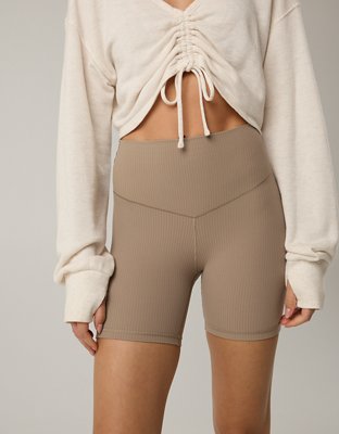 OFFLINE By Aerie Real Me XTRA Ribbed 5" Bike Short
