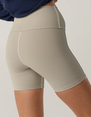 OFFLINE By Aerie Stripe Rib 5" Bike Short