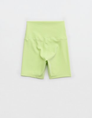 OFFLINE By Aerie Real Me XTRA Stripe Ribbed High Waisted 5" Bike Short