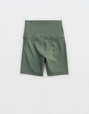 OFFLINE By Aerie Real Me XTRA Stripe Ribbed High Waisted 5" Bike Short