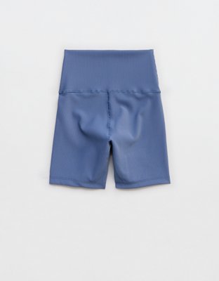 OFFLINE By Aerie Real Me XTRA Stripe Ribbed High Waisted 5" Bike Short