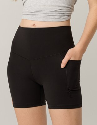 OFFLINE By Aerie Real Me XTRA High Waisted 5" Pocket Bike Short