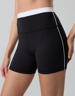 OFFLINE By Aerie The Hugger High Waisted 5" Colorblock Bike Short