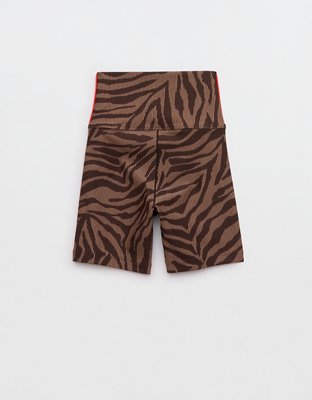 OFFLINE By Aerie Real Me XTRA Stripe Ribbed High Waisted 5" Bike Short