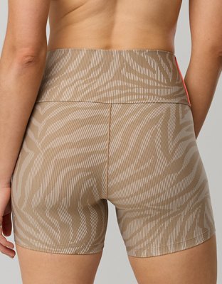 OFFLINE By Aerie Stripe Rib High Waisted 5" Bike Short