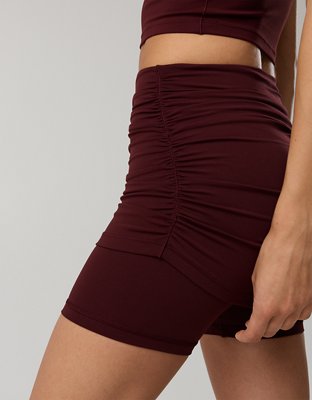 OFFLINE By Aerie Real Me 5" Foldover Skirt Bike Short