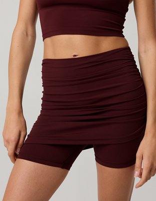 OFFLINE By Aerie Real Me 5" Foldover Skirt Bike Short