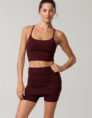 OFFLINE By Aerie Real Me 5" Foldover Skirt Bike Short