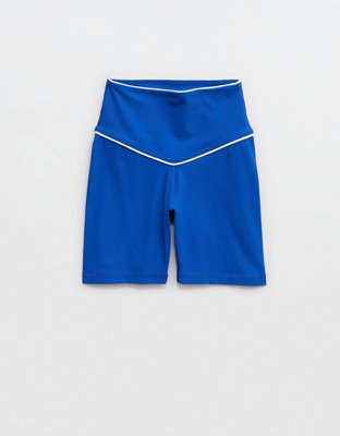 OFFLINE By Aerie Real Me XTRA High Waisted 5" Rib Piping Bike Short