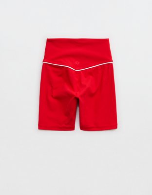 OFFLINE By Aerie Real Me XTRA High Waisted 5" Rib Piping Bike Short