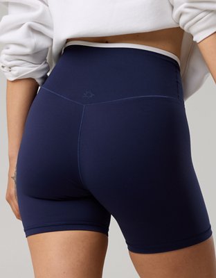 OFFLINE By Aerie Real Me Tipped Crossover High Waisted 5" Bike Short