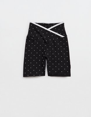 OFFLINE By Aerie Real Me Tipped Crossover High Waisted 5" Bike Short