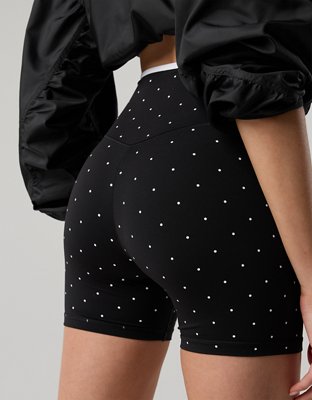 OFFLINE By Aerie Real Me Tipped Crossover High Waisted 5" Bike Short