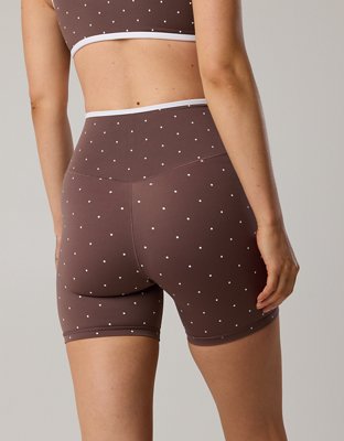 OFFLINE By Aerie Real Me Tipped Crossover High Waisted 5" Bike Short