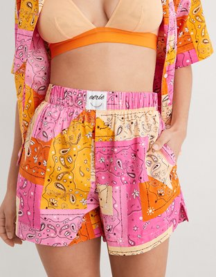 Aerie Poplin High Waisted Boyfriend Boxer