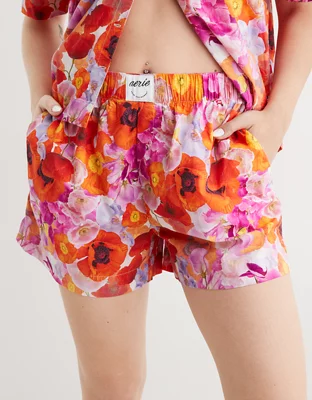 Aerie Poplin High Waisted Boyfriend Boxer