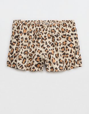 Aerie Leopard Seersucker Boxer