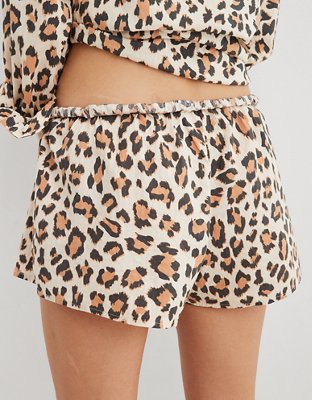 Трусы-боксеры Leopard Seersucker — Aerie — фото 2