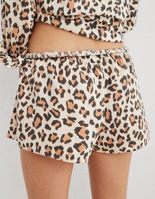 Aerie Leopard Seersucker Boxer