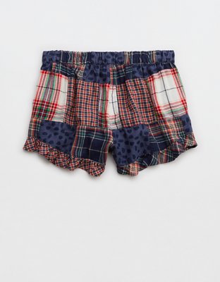 Aerie Flannel Ruffle Boxer