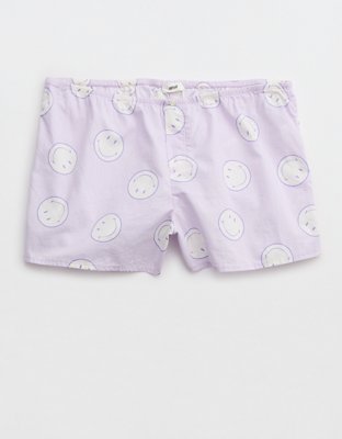 Aerie Smiley® Poplin PJ-to-Party Shirt - Pajamas