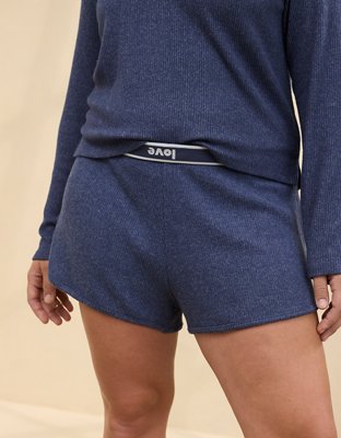 Aerie Off-Duty Cozy Knit Ribbed Boxer