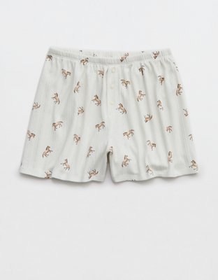 OVERSLEPT by Aerie Pointelle PJ Short