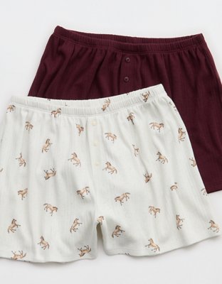 Aerie Pointelle PJ Short