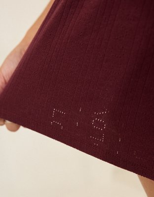 OVERSLEPT by Aerie Pointelle PJ Short