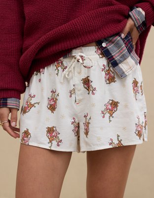 Aerie Cindy Lou Flannel Boxer