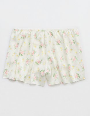 Aerie Off-Duty Satin Flirty Boxer