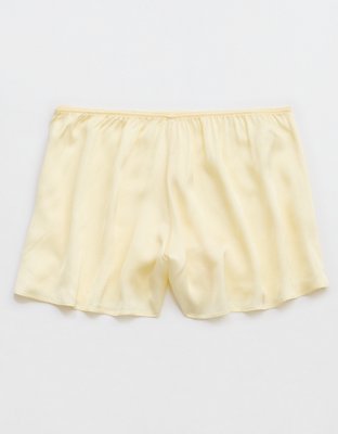 Aerie Off-Duty Satin Flirty Boxer
