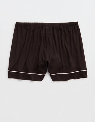 Пижамные шорты Real Soft® Piping, с шортами — Aerie, цвет: Глубокий земляной — фото 4