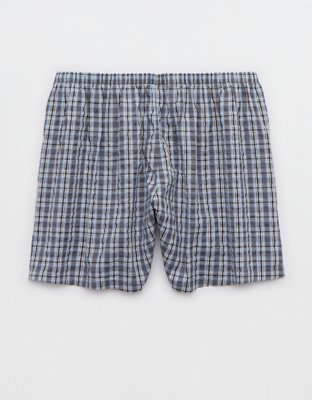 Aerie Off-Duty Seersucker Boxer