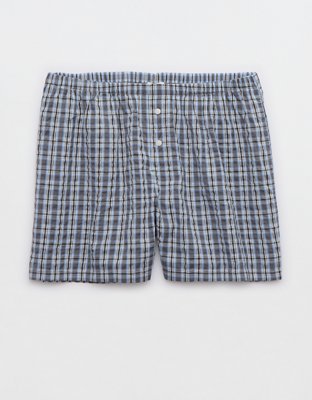 Aerie Off-Duty Seersucker Boxer