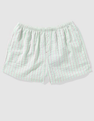 Aerie Off-Duty Seersucker Boxer