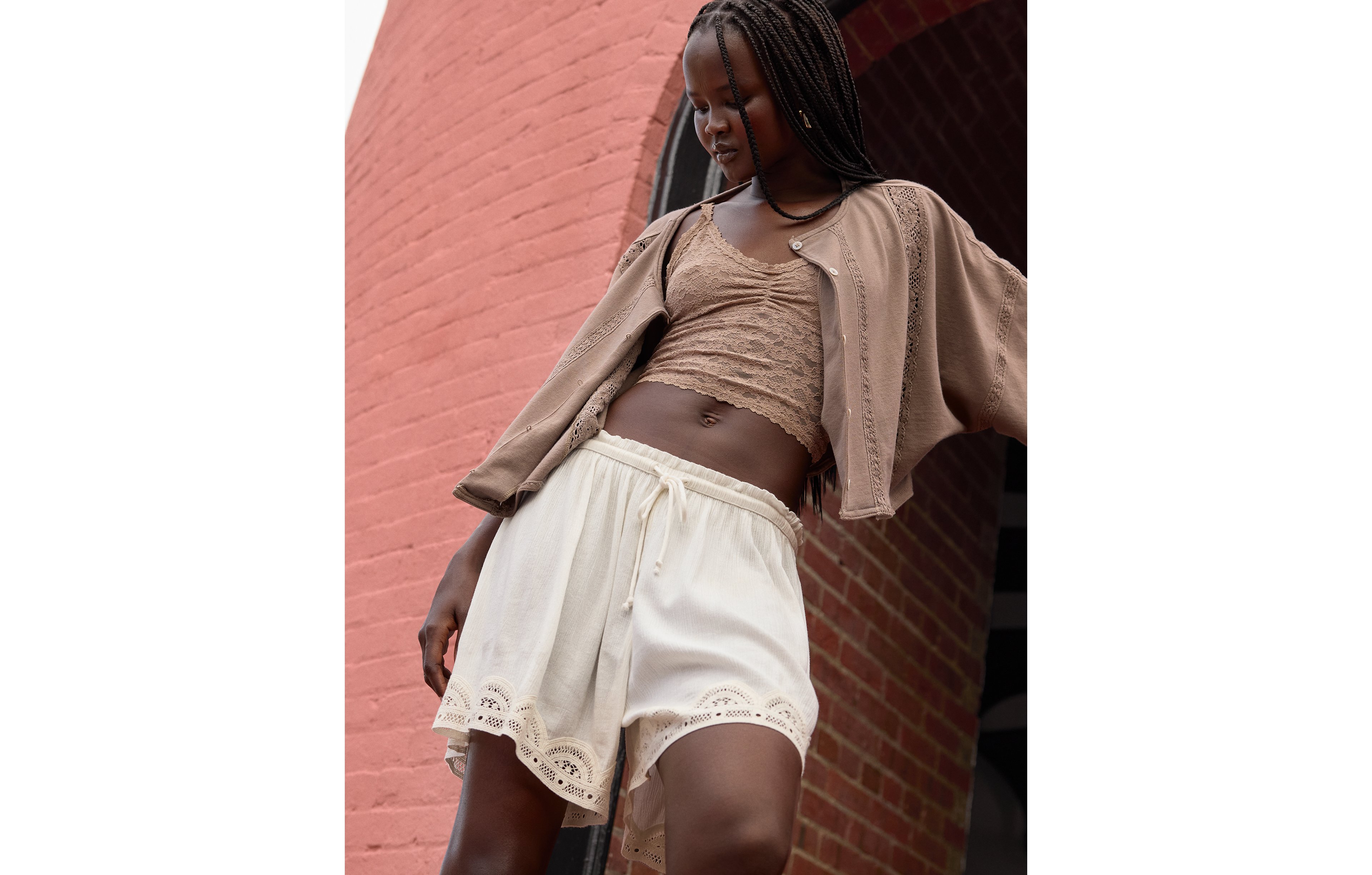 Aerie Off-Duty Gauze Boxer