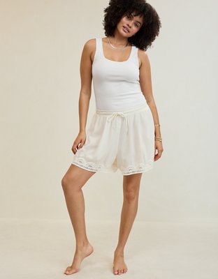 Трусы-боксеры Off-Duty Gauze — Aerie, цвет: Мягкий муслиновый — фото 6