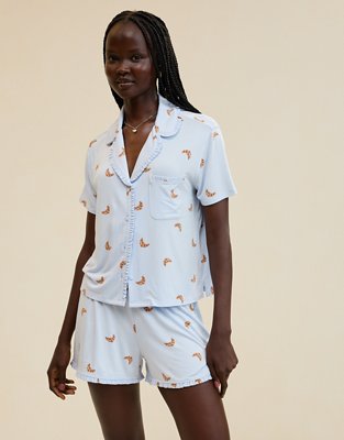 Boxeur de nuit à volants Vraiment Doux® Aerie