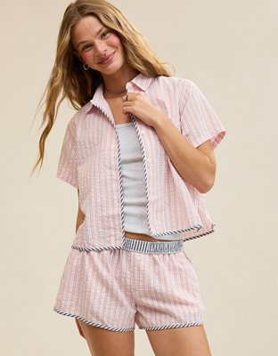 Aerie Seersucker Boy Boxer