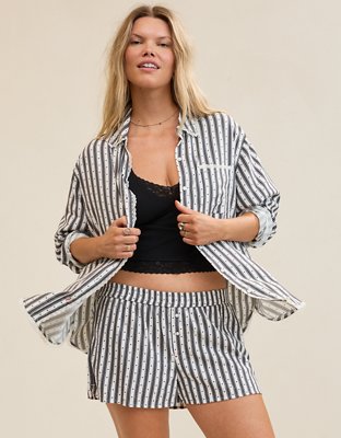 Aerie Flannel Girl Boxer