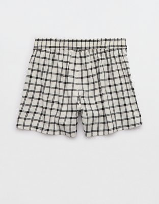 Aerie Flannel Girl Boxer
