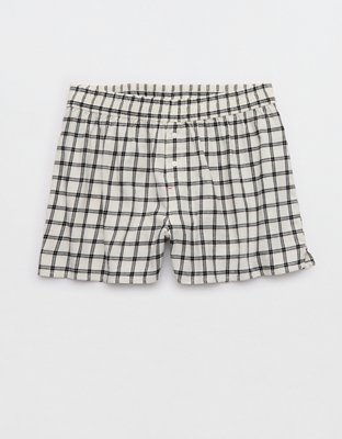 Aerie Flannel Girl Boxer