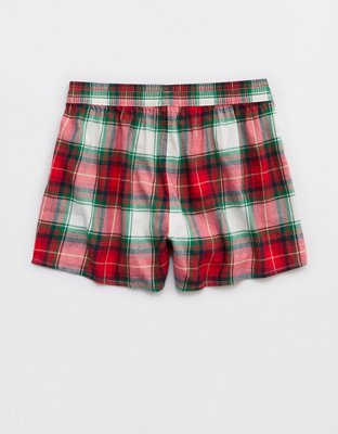 Aerie Flannel Girl Boxer
