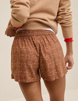 Aerie Flannel Girl Boxer